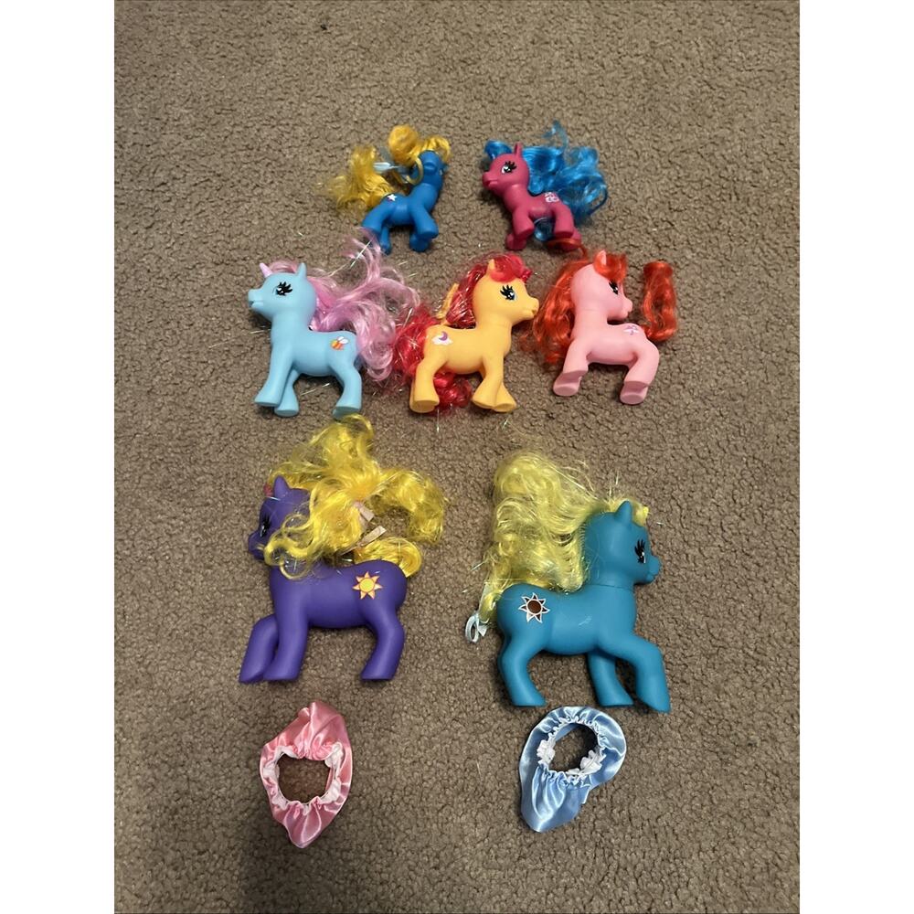 My Little Pony Lot Of 7 Ponies Hasbro Pony Lot